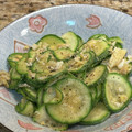 saki1010's cooksnap of when they made 【農家のレシピ】ズッキーニと卵の炒め物.