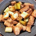 こはるママ♡'s cooksnap of when they made 絶品＊豚バラブロックと長ネギの旨ダレ焼き.
