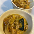 yu228's cooksnap of when they made レンジで簡単ひき肉と南瓜の煮物.