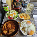 ebipeco's cooksnap of when they made おつゆじゅわ～☆弁当に合う油揚げの卵巾着.