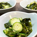 horseland's cooksnap of when they made わかめときゅうりの酢の物（胡麻入り）.