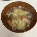aaikoo's cooksnap of when they made こくうま春キャベツとウインナーのスープ.