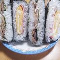 みなあゆママ's cooksnap of when they made おにぎらず（豆腐のパックを使って）.