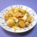 ＠迷子＠'s cooksnap of when they made 新じゃがとネギの卵とじ.