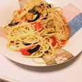 うめシャン's cooksnap of when they made 茄子とプチトマトのパスタ.