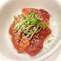 悠LOVE航's cooksnap of when they made 簡単　マグロ丼　15分で出来ちゃう.