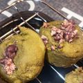 クックC9HT84☆'s cooksnap of when they made おからと米粉の抹茶ホワイトチョコマフィン.