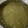 Yokchina's cooksnap of when they made 人参の葉で作るジェノベーゼペースト.