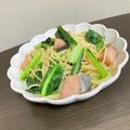 ☆環音☆'s cooksnap of when they made 鮭＆野菜たっぷり醤油パスタ.