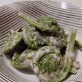 みんと38A's cooksnap of when they made 簡単♪こごみの味噌マヨ和え.