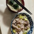172ゆかり's cooksnap of when they made キャベツもたっぷり！ネギ塩豚丼.