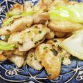 サウナチャンス☻'s cooksnap of when they made コク旨☆鶏胸マヨポン炒め.