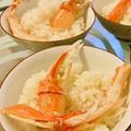 ainuinu's cooksnap of when they made かにめし.