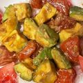 ステマム子♡♡'s cooksnap of when they made 味噌だれ漬けサーモンアボカド丼.