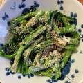 きゃろぽて's cooksnap of when they made のらぼう菜(菜の花)のごまマヨネーズ和え.