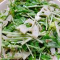 かば乃's cooksnap of when they made デリ風☆れんこんと水菜の胡麻マヨサラダ.