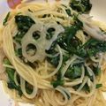 かずくん☆'s cooksnap of when they made じゃこ＆れんこんのぺペロンチーノ.