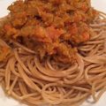 ゆるべジharu's cooksnap of when they made 生おからのミート風パスタ～カレー風味～.