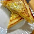 Ri→chan's cooksnap of when they made ♡簡単！とろ～りチーズのクロックムッシュ.