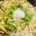 料理男子部🍻's cooksnap of when they made 豚バラとキャベツのごま油うどん.