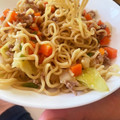 りほぞう's cooksnap of when they made 野菜たっぷり2歳児と簡単焼きそば風☆.