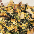 きくずん's cooksnap of when they made ほうれん草とハムの卵とじ.