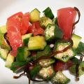 みーちーこー's cooksnap of when they made オクラを使って！夏野菜の塩昆布和え.