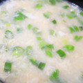 アヒる子's cooksnap of when they made 白だしで♪簡単たまご粥.
