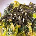 きよろんろん's cooksnap of when they made ♦野菜たべよう♦小松菜のチーズ和え.