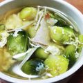 Match's cooksnap of when they made ベーコンと芽キャベツの簡単あったかスープ.
