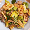 eri…'s cooksnap of when they made 筍と春キャベツと挽肉のオイスター炒め.