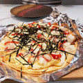 四谷わかば's cooksnap of when they made ＊白ネギ＆おもち＊和風マヨ柚子胡椒ピザ.