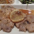 レモネード滝's cooksnap of when they made ガーリックレモン醤油のポークソテー.