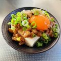 azbjbn's cooksnap of when they made ☆ボリューミー！納豆のせ♪おつまみ冷奴☆.