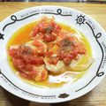 2児Daddy's cooksnap of when they made かじきのソテー　ミニトマトソース.