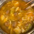 あいら’sキッチン's cooksnap of when they made 春キャベ新じゃが玉Spring Soup.