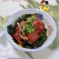 みかかめ's cooksnap of when they made 簡単おつまみ♡ご飯にも♡キハダ鮪の漬け.