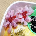 ﾋﾟﾛﾐ♡'s cooksnap of when they made ✿ウィンナーお花に枝豆さしちゃった✿.