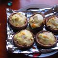 haruku221's cooksnap of when they made しいたけの味噌マヨチーズ焼き☆.