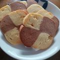 クック822's cooksnap of when they made 市松模様のアイスボックスクッキー.