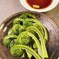 えんジェル's cooksnap of when they made 一番おいしい食べ方！こごみのお刺身.