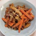 __おもち's cooksnap of when they made ★レンコンとこんにゃくと人参のきんぴら.