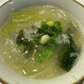 ♡mio1216♡'s cooksnap of when they made 小松菜とじゃがいものお味噌汁.