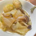 ねこしま25's cooksnap of when they made 超シンプル白菜と鶏肉のこくうま醤油鍋.