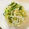 azbjbn's cooksnap of when they made もやしと新玉ねぎときゅうりのポン酢サラダ.