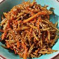 まいのすけ７８'s cooksnap of when they made もう一品に　　　　　　きんぴらゴボウ.