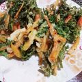 ひっこ's cooksnap of when they made にんじんの葉っぱは旨い！さくっと天ぷら.