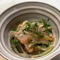 あ〜さまん's cooksnap of when they made お酒が進む！生ハムとみょうがのおつまみ！.