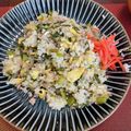 つぶらなシジミ's cooksnap of when they made おいしいよ！豚挽き肉と高菜のチャーハン.