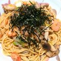 chisepoo's cooksnap of when they made シーフードミックスで簡単バター醤油パスタ.